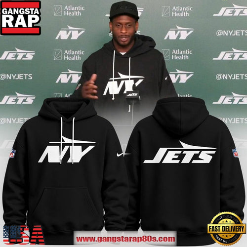 Official New York Jets New 2026 Black Hoodie