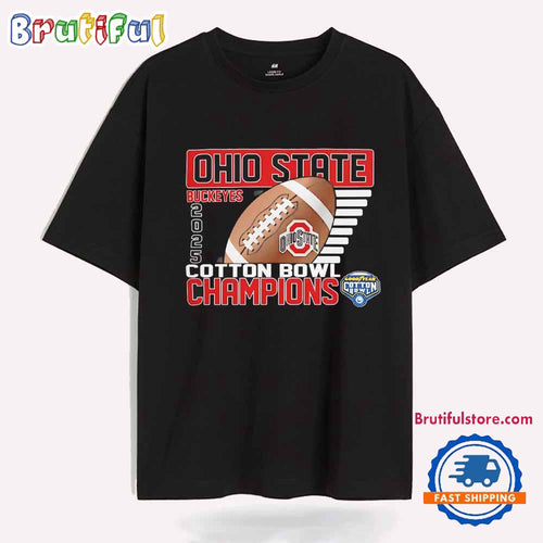 Ohio State Buckeyes 2025 Cotton Bowl Champions Bound T Shirt