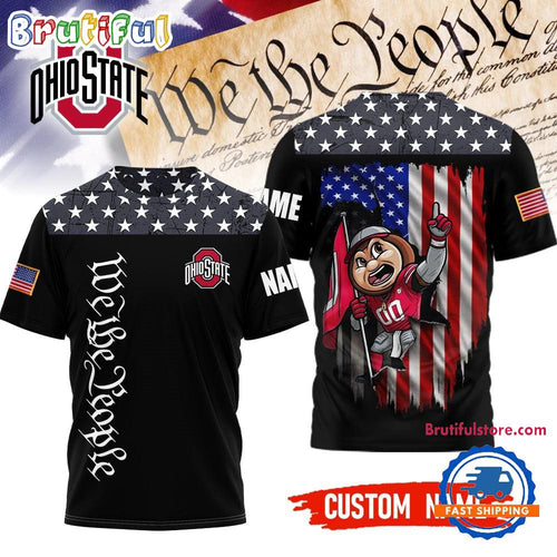 Ohio State Buckeyes 2025 NCAA We The People Limited Edition 3D Shirt