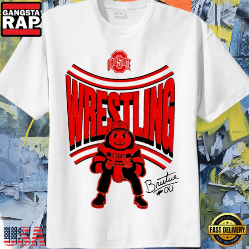 Ohio State Buckeyes Mascot Signature Wrestling T-Shirt