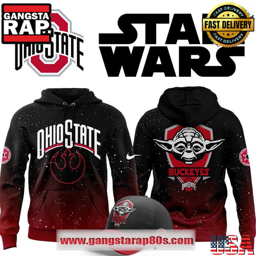 Ohio State Buckeyes x Star Wars Yoda Special Edition Unisex 3D Hoodie
