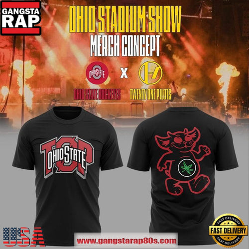 Ohio State Buckeyes x Twenty One Pilots 2026 All Over Print T-Shirt