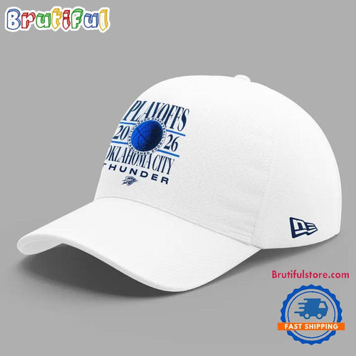Oklahoma City Thunder 2026 Playoffs Limited Edition White Cap