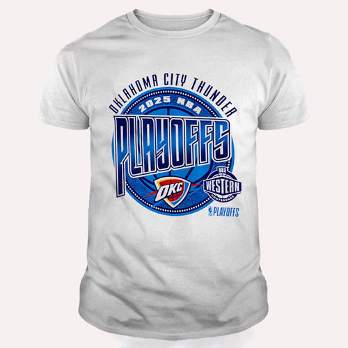 Oklahoma City Thunder OKC 2025 Playoffs Game Day T Shirt
