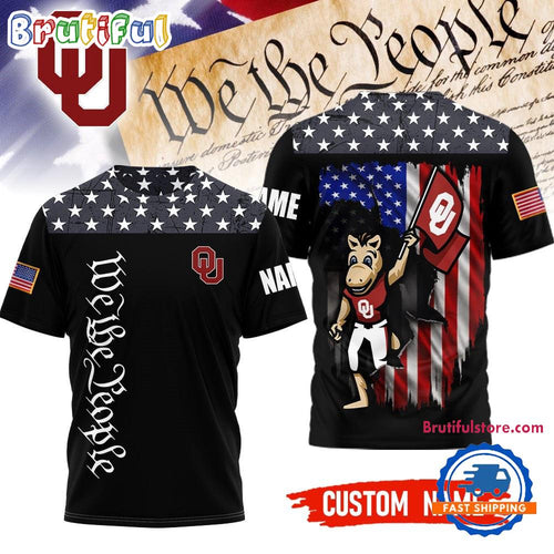 Oklahoma Sooners 2025 NCAA We The People Limited Edition 3D Shirt
