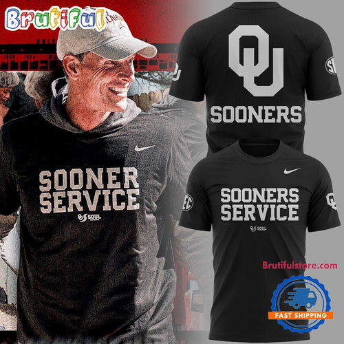 Oklahoma Sooners Football Sooner Service 2025 T Shirt