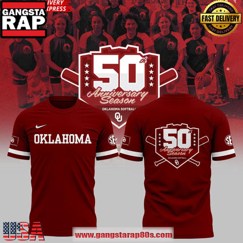 Oklahoma Sooners Softball 50th Anniversary Limited Unisex T-Shirt