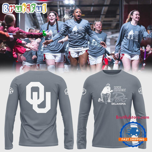 Oklahoma Sooners We Back Pat 2025 Long Sleeve Shirt
