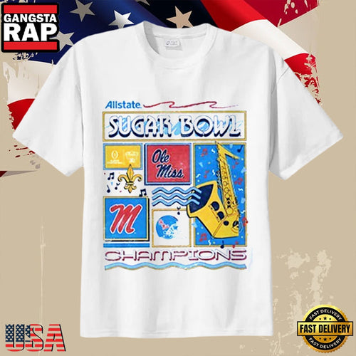 Ole Miss Rebels 2026 Sugar Bowl Football Champions T-Shirt