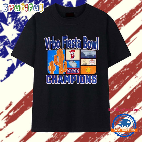 Ole Miss Vrbo Fiesta Bowl Champion 2026 Desert Dudes T Shirt