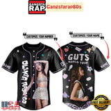 Olivia Rodrigo Guts World Tour Small Girl Custom Baseball Jersey Shirt