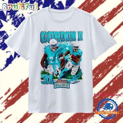Ollie Gordon II Miami Dolphins player comic T Shirt