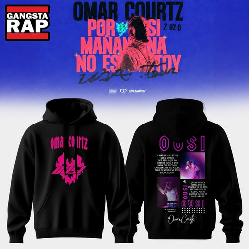 Omar Courtz Por Si Manana No Estoy Tour Limited Edition Signature Hoodie T-Shirt