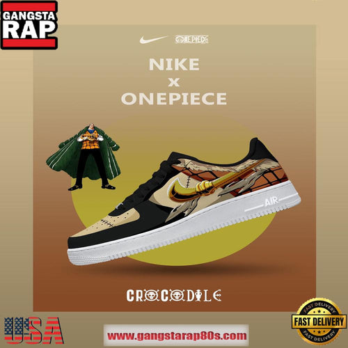One Piece Crocodile Nike Air Force 1 Sneakers Fan Shoes