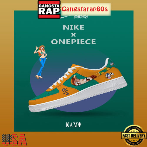 One Piece Nami V.1 Nike Air Force 1 Sneakers Shoes