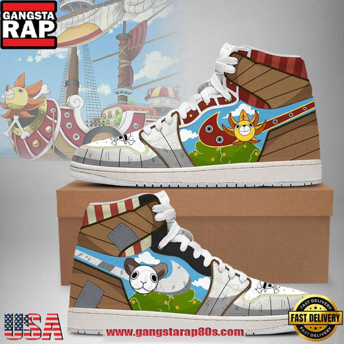 One Piece Sunny And Going Merry Limited Edition Nike Air Jordan 1 Sneakers Shoes