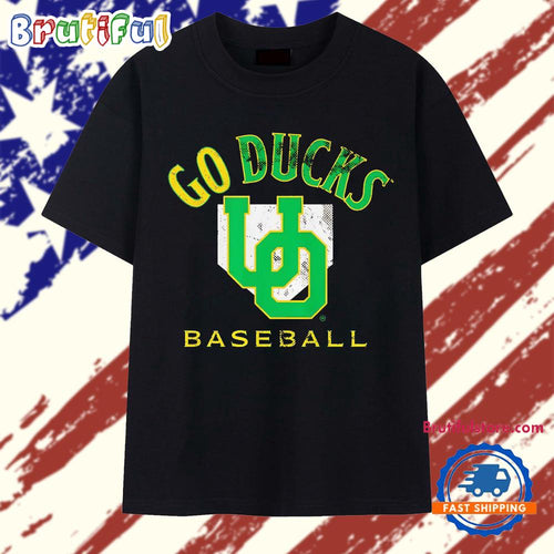 Oregon Ducks baseball Go Ducks logo retro T Shirt