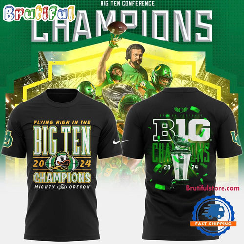 Oregon Ducks BIG Ten CHAMPIONS Design New T Shirt