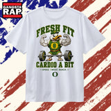 Oregon Ducks fresh fit cardio a bit speed sweat quack T Shirt , Vintage Trending Shirt