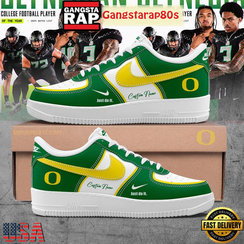 Oregon Ducks Welcome The New Season 2025 Custom Air Force 1 Shoes Running Sneakers