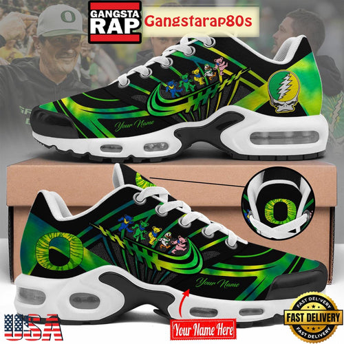 Oregon Ducks x Grateful Dead 2025 Custom Air Max Plus Shoes