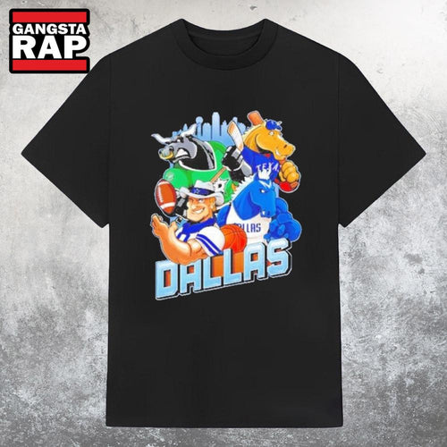 Original Dallas Sports Mascot 2025 T Shirt