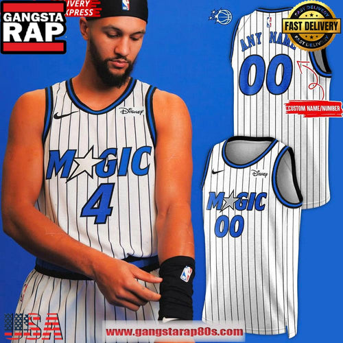 Orlando Magic New Generation Of Magic 2025 White Custom Basketball Jersey