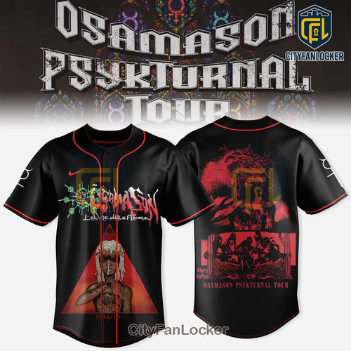 OSAMASON PSYKTURNAL TOUR 2026 Baseball Jersey