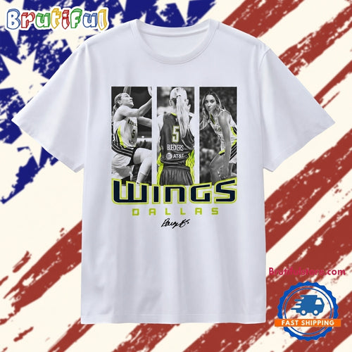 Paige Bueckers Dallas Wings 5 Signature T Shirt