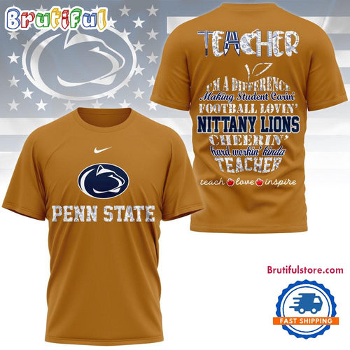 Penn State Nittany Lions Teacher Pride 2025 Unisex 3D Shirt