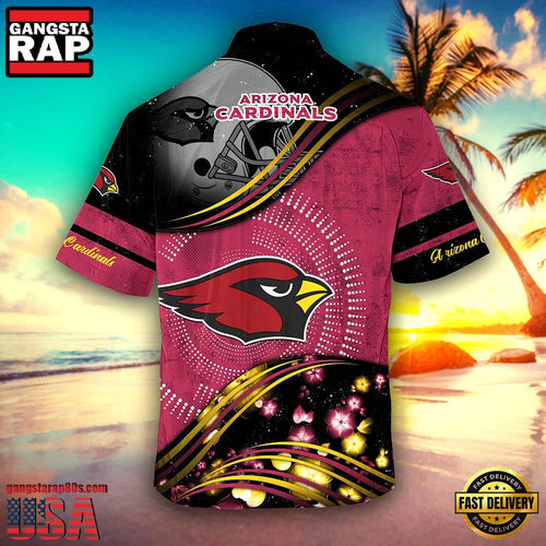 Custom Name Arizona Cardinals NFL New Design Hawaiian Shirt