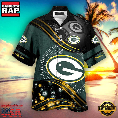 Custom Name Green Bay Packers NFL New Design Hawaiian Shirt
