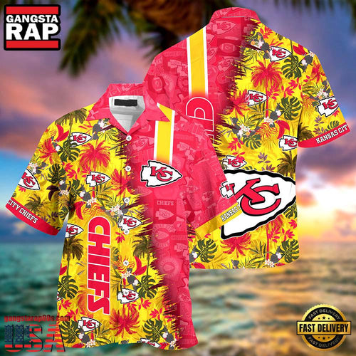 Custom Name Kansas City Chiefs NFL New Design Hawaiian Shirt