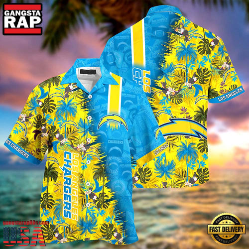 Custom Name Los Angeles Chargers NFL New Design Hawaiian Shirt