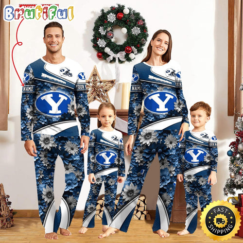 Personalized NCAA BYU Cougars Pajamas For Family Pajamas Sport Fans