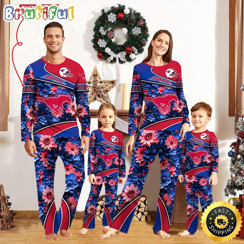 Personalized NCAA SMU Mustangs Pajamas For Family Pajamas Sport Fans