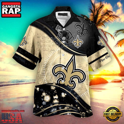 Custom Name New Orleans Saints NFL New Design Hawaiian Shirt