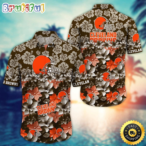 Personalized NFL Cleveland Browns Hawaiian Shirt Trending Summer