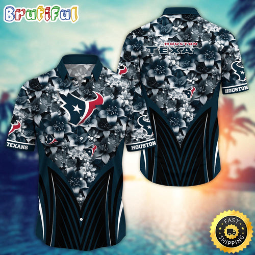 Personalized NFL Houston Texans Hawaiian Shirt Tropical Aloha Shirt