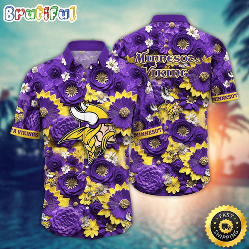 Personalized NFL Minnesota Vikings Hawaiian Shirt Trending For This Summer Aloha Shirt