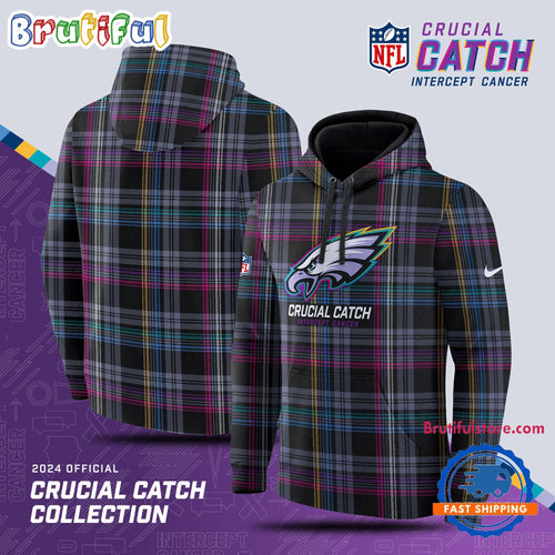 Philadelphia Eagles 2024 NFL Crucial Catch Hoodie T-Shirt