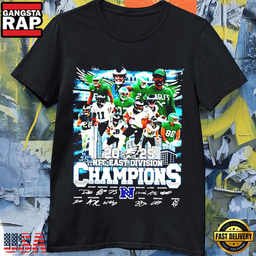 Philadelphia Eagles 2025 NFC East Division Champions T Shirt