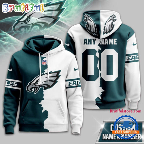 Philadelphia Eagles 2025 NFL Victory Split Limited Hoodie Shirt