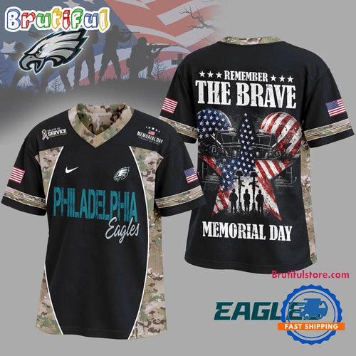 Philadelphia Eagles 2026 NFL Memorial Day New Design Football Jersey