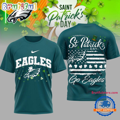 Philadelphia Eagles 2026 NFL St. Patricks Day Special New 3D Shirt