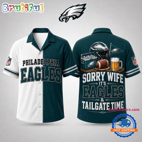 Philadelphia Eagles NFL Funny Football Fan Hawaiian Shirt