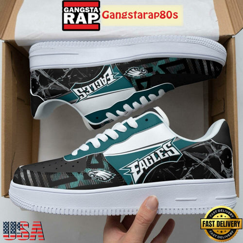 Philadelphia Eagles NFL Premium Air Force 1 Sneakers Shoes