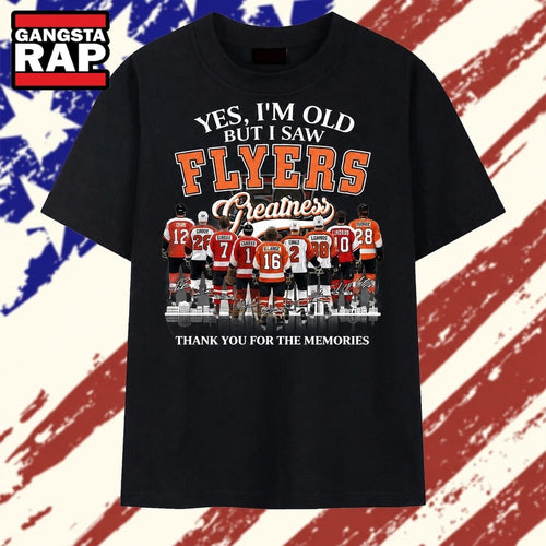 Philadelphia Flyers Legends Greatness Vintage Hockey T Shirt