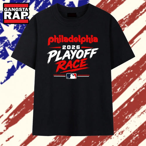 Philadelphia Phillies 2026 Playoff Race Baseball T Shirt