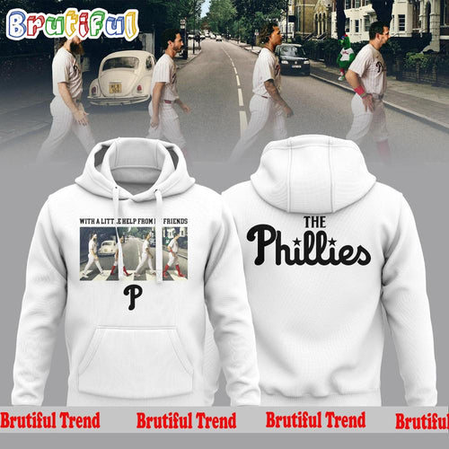Philadelphia Phillies With A Little Help From My Friends’ Phillies Hoodie Shirt